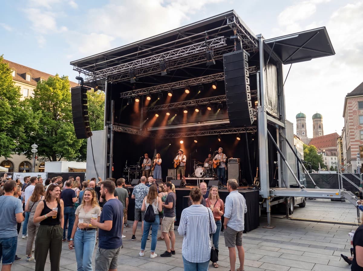 Trailerbühne - Professionelle Eventtechnik