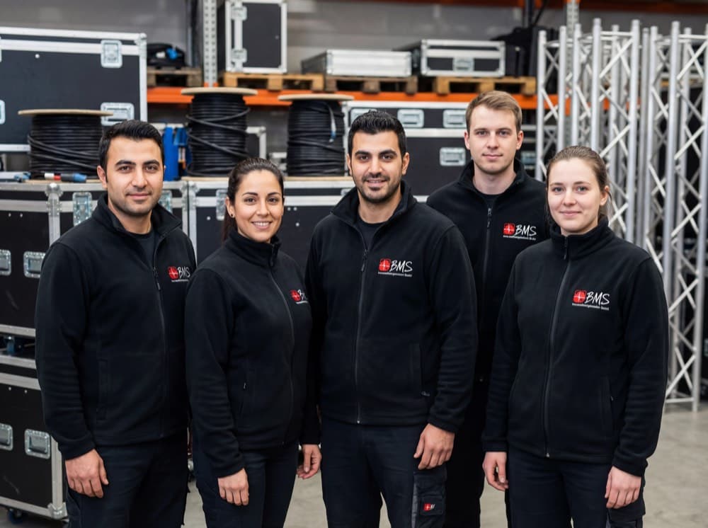 Das BMS Veranstaltungstechnik Team